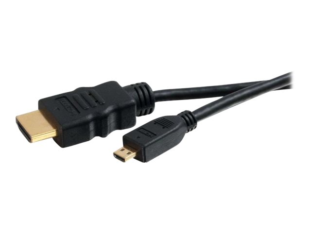 Bekijk afbeelding 2 van C2G Value Series High Speed HDMI with Ethernet to Micro HDMI, 3m